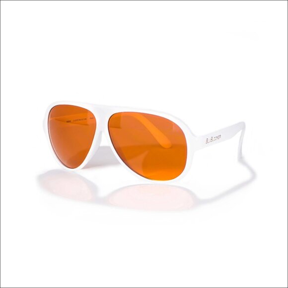 Aviator Sunglasses with Blue Light Blocking, Nylon Frames, Composite Lenses main image 3